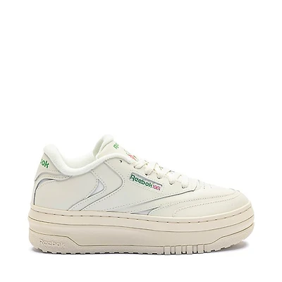 Womens Reebok Club C Extra Athletic Shoe - Chalk / Green