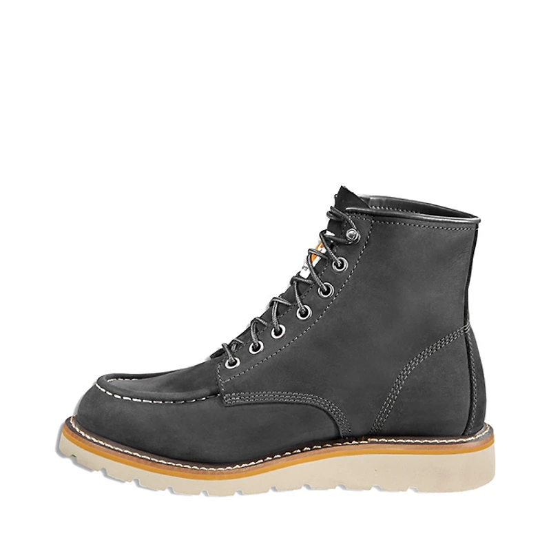 Womens Carhartt® 6" Moc-Toe Wedge Boot - Dark Gray