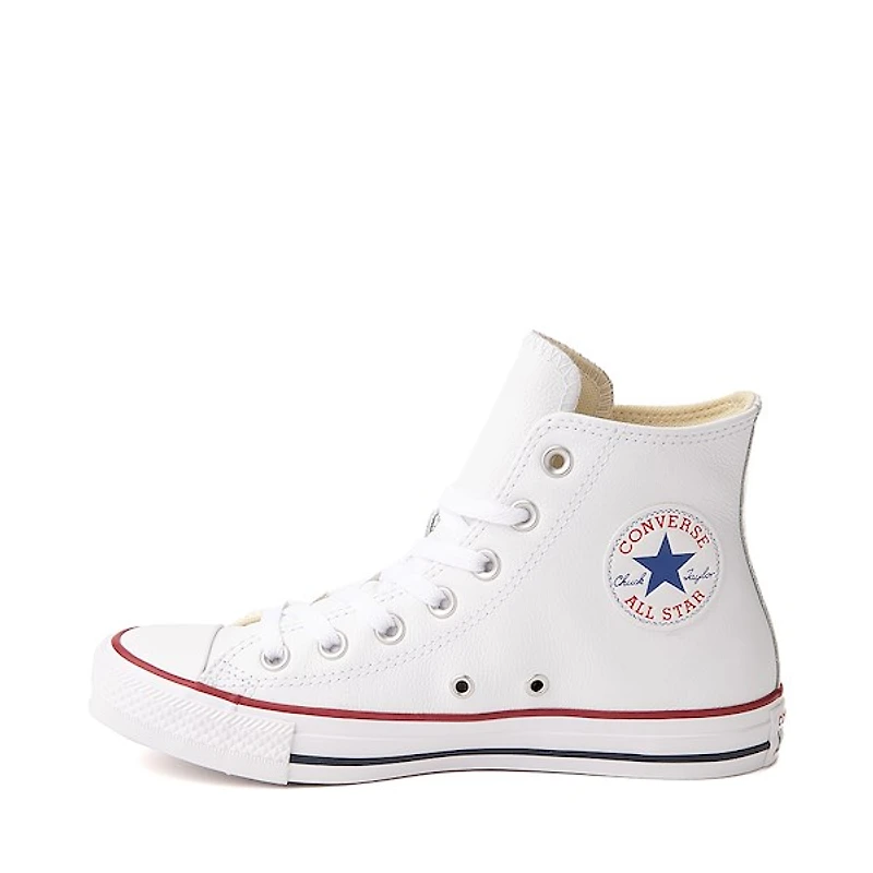 Converse Chuck Taylor All Star Leather High-Top Sneaker - Optical White