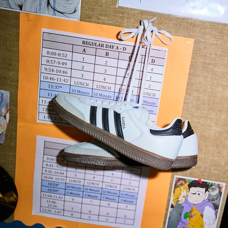 adidas Samba OG Athletic Shoe - Cloud White / Core Black Gum