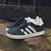 adidas Gazelle Athletic Shoe - Little Kid Core Black