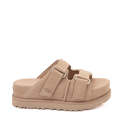 Womens UGG® Goldenstar Hi Slide Sandal - Sand