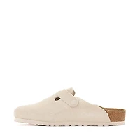 Mens Birkenstock Boston Soft Footbed Clog - Antique White