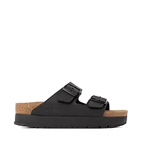 Womens Papillio by Birkenstock® Arizona Flex Platform Slide Sandal - Black