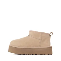 UGG® Classic Ultra Mini Platform Boot - Little Kid / Big Sand