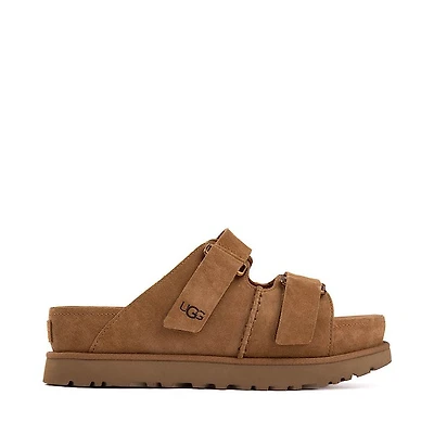 Womens UGG® Goldenstar Hi Slide Sandal - Chestnut