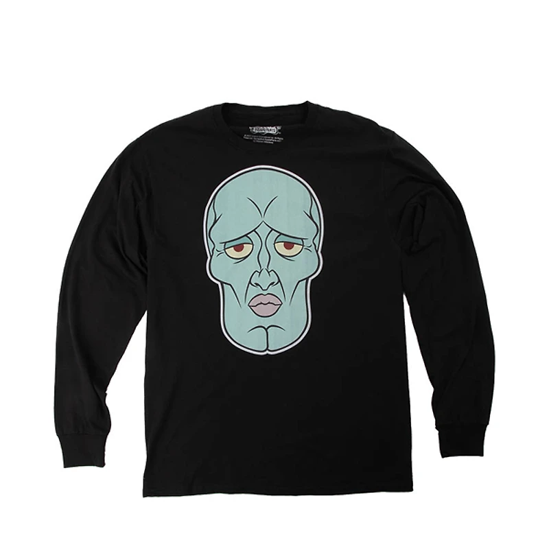 SpongeBob SquarePants&trade Handsome Squidward Long Sleeve Tee - Black