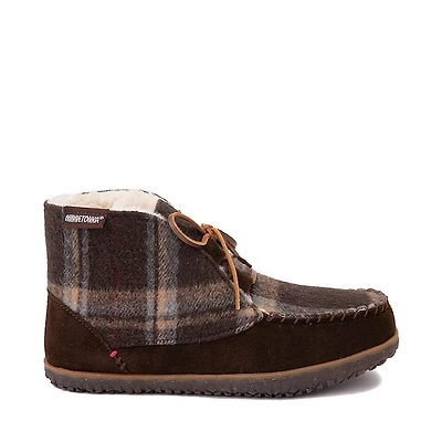 Womens Minnetonka Torrey Bootie - Chocolate / Multicolor