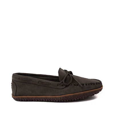 Mens Minnetonka Tie Tread Moccasin - Grey