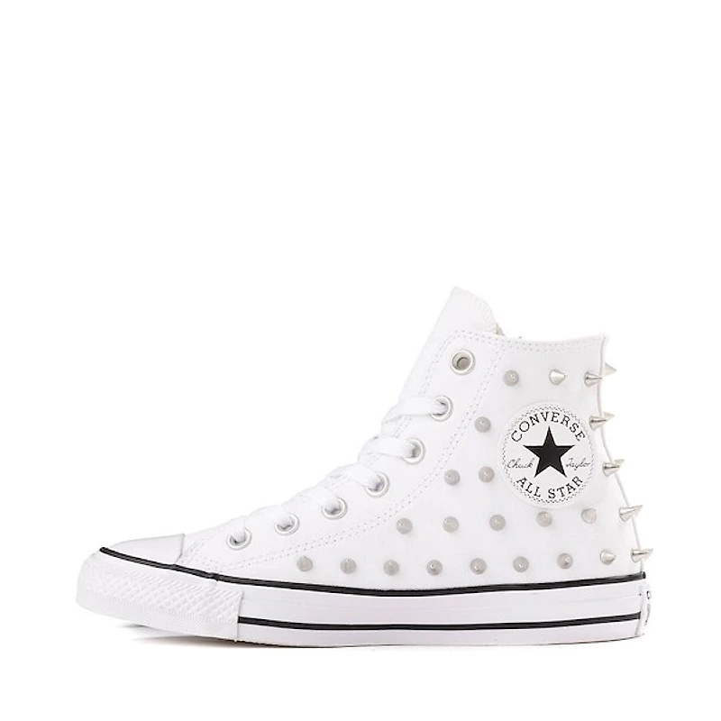 Womens Converse Chuck Taylor All Star Chrome Queen High-Top Sneaker - White