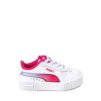 PUMA Carina 2.0 Jelly Fade Athletic Shoe - Baby / Toddler White Pink Intense Lavender