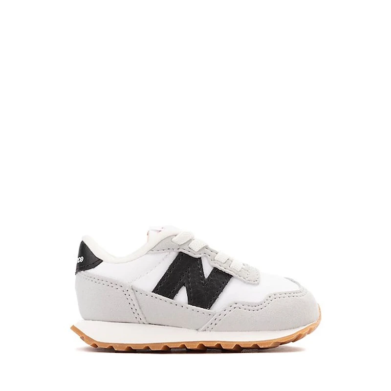 New Balance 237 Athletic Shoe - Baby / Toddler White Black