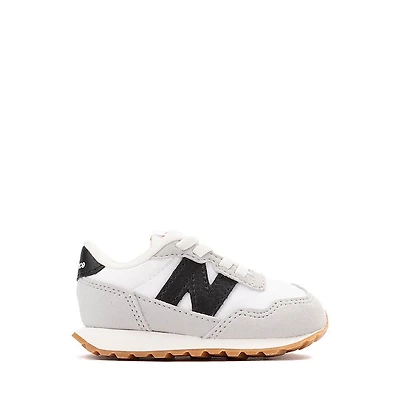New Balance 237 Athletic Shoe - Baby / Toddler White Black