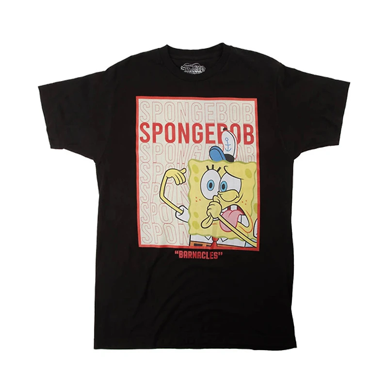 SpongeBob SquarePants&trade Barnacles Tee - Black