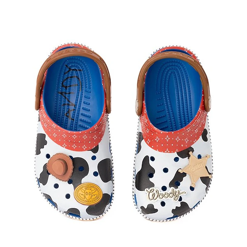 Disney Pixar Toy Story Crocs Crocs Sheriff Woody Classic Clog - Little Kid / Big Kid - Blue Jean