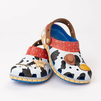 Disney Pixar Toy Story Crocs Crocs Sheriff Woody Classic Clog - Little Kid / Big Kid - Blue Jean