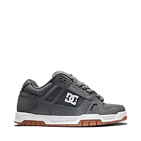 Mens DC Stag Skate Shoe - Grey / Gum