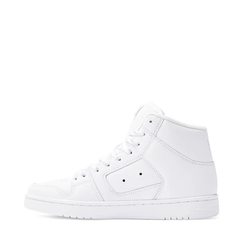 Womens DC Manteca 4 Hi Skate Shoe - White / Silver