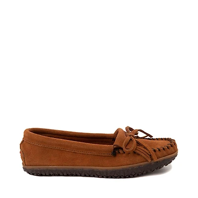 Womens Minnetonka Kilty Tread Moccasin - Brown