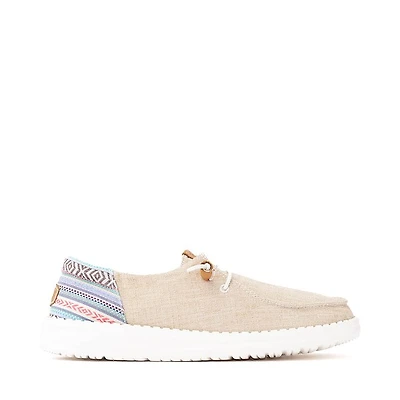 Womens HEYDUDE Wendy Funk Serape Slip-On Casual Shoe - Khaki