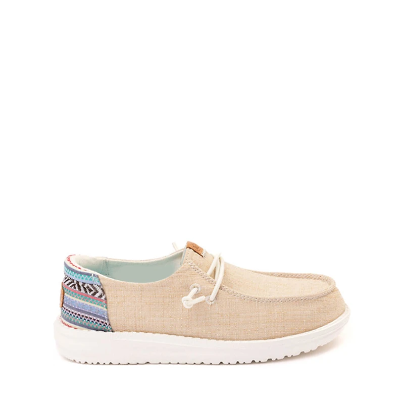 HEYDUDE Wendy Funk Serape Casual Shoe - Little Kid / Big Kid - Tan