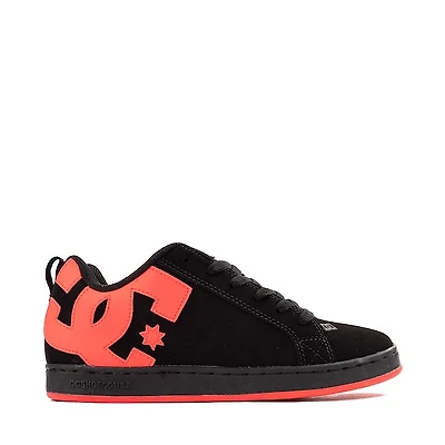 Womens DC Court Graffik Skate Shoe - Black / Hot Pink