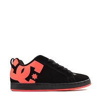 Womens DC Court Graffik Skate Shoe - Black / Hot Pink