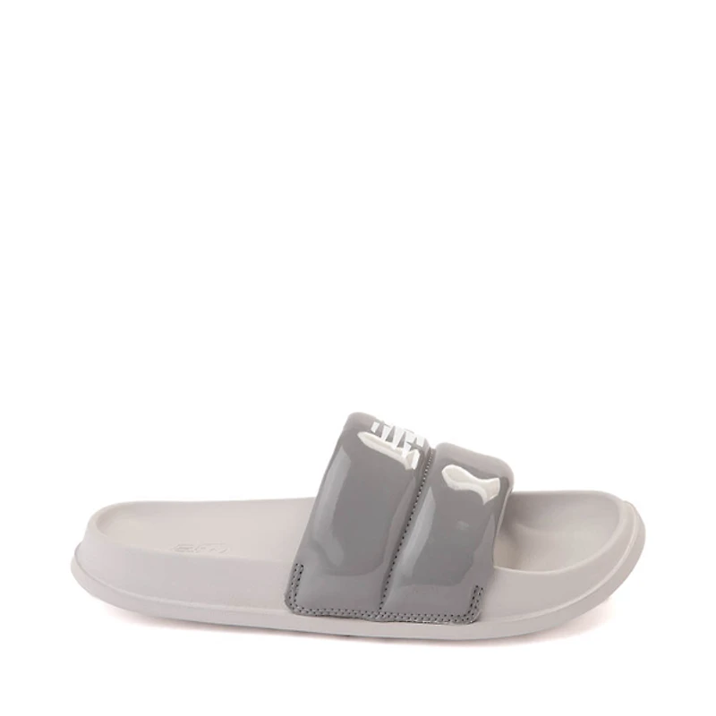 Womens New Balance 200 Puffy Slide Sandal - Slate