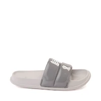 Womens New Balance 200 Puffy Slide Sandal - Slate