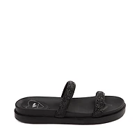 Womens Rocket Dog Sparkle Slide Sandal - Black
