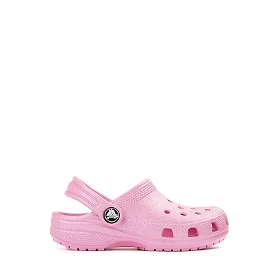 Crocs Classic Glitter Clog - Baby / Toddler Pink Tweed