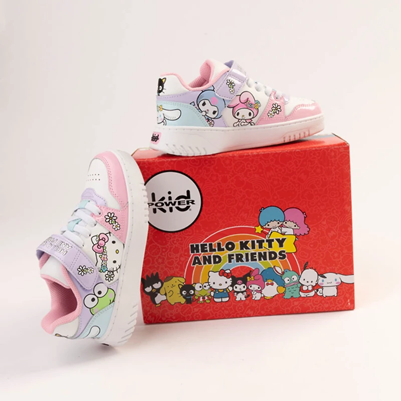Kid Power Hello Kitty® & Friends Low Sneaker - Little / Big White Pink