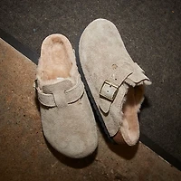 Womens Birkenstock Boston Shearling Clog
