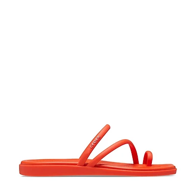 Womens Crocs Miami Toe Loop Sandal - Lava