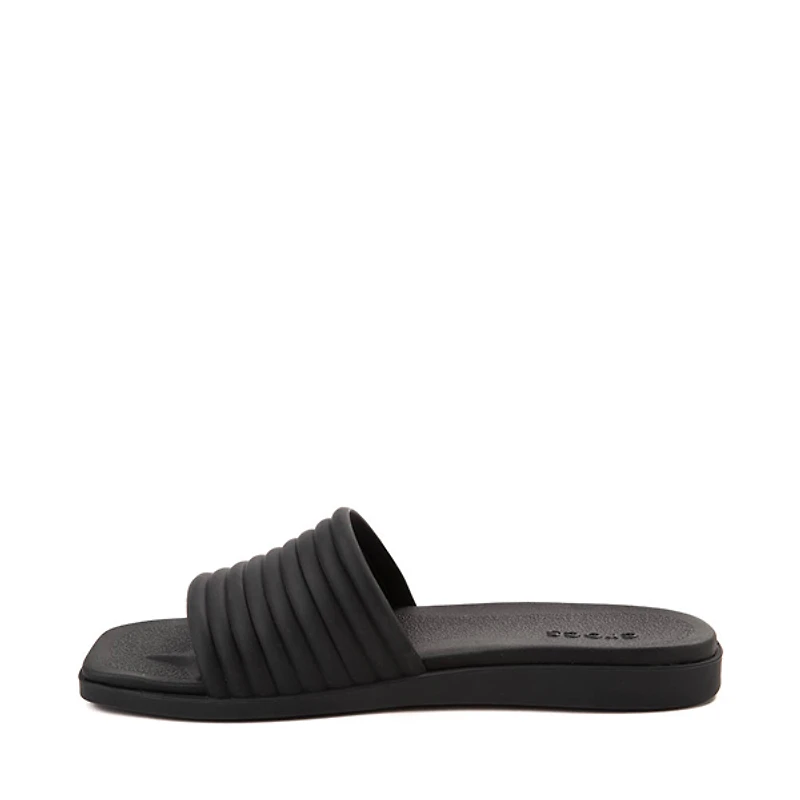 Womens Crocs Miami Slide Sandal - Black