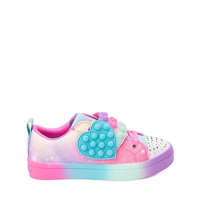 Skechers Twinkle Toes® Twi-Lites 2.0 Heart Pops Sneaker - Little Kid - Pink / Multicolor