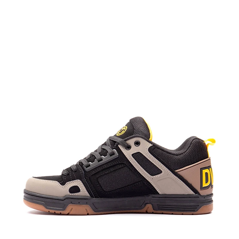 Mens DVS Comanche Skate Shoe - Brindle / Black Yellow