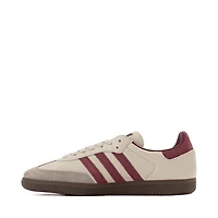 Mens adidas Samba OG Athletic Shoe - Putty Gray / Maroon / Gold Metallic / Gum