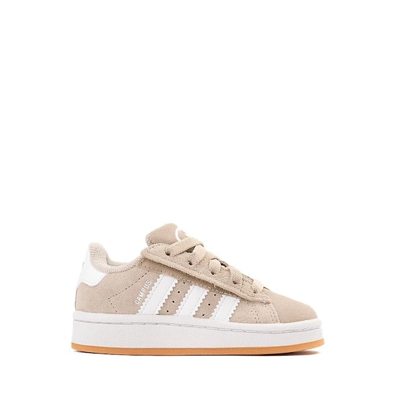 adidas Campus '00s Comfort Closure Athletic Shoe - Baby / Toddler Wonder Beige Cloud White Gum