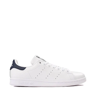 Mens adidas Stan Smith Athletic Shoe - Core White / Dark Blue