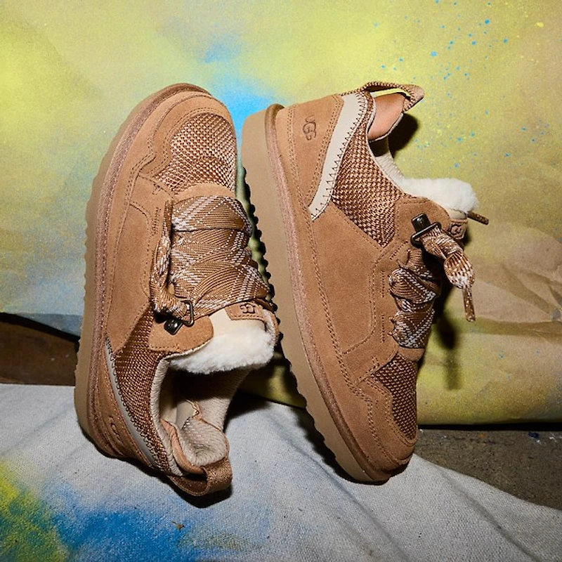 UGG® Lowmel Sneaker - Little Kid / Big Kid - Chestnut
