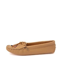 Womens Minnetonka Thunderbird "Animikii" Softsole Moccasin - Natural