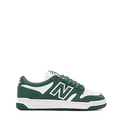 New Balance 480 Athletic Shoe - Big Kid Team Forest Green / White