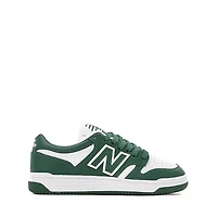 New Balance 480 Athletic Shoe - Big Kid Team Forest Green / White