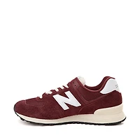 Mens New Balance 574 Athletic Shoe - Crimson / White Angora