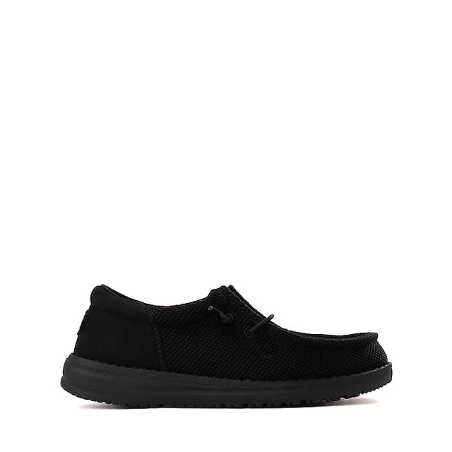 HEYDUDE Wally Funk Casual Shoe - Little Kid / Big Black Monochrome
