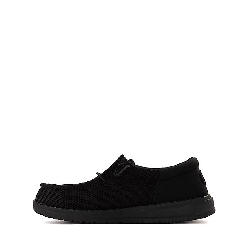 HEYDUDE Wally Funk Casual Shoe - Little Kid / Big Kid - Black Monochrome