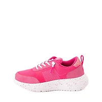 HEYDUDE Sirocco Alta Slip-On Sneaker - Little Kid / Big Pink Glitter Shine
