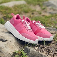 HEYDUDE Sirocco Alta Slip-On Sneaker - Little Kid / Big Pink Glitter Shine