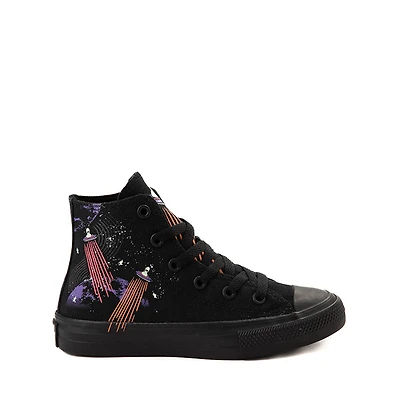 Converse Chuck Taylor All Star Groovy Space Glow High-Top Sneaker - Little Kid Black